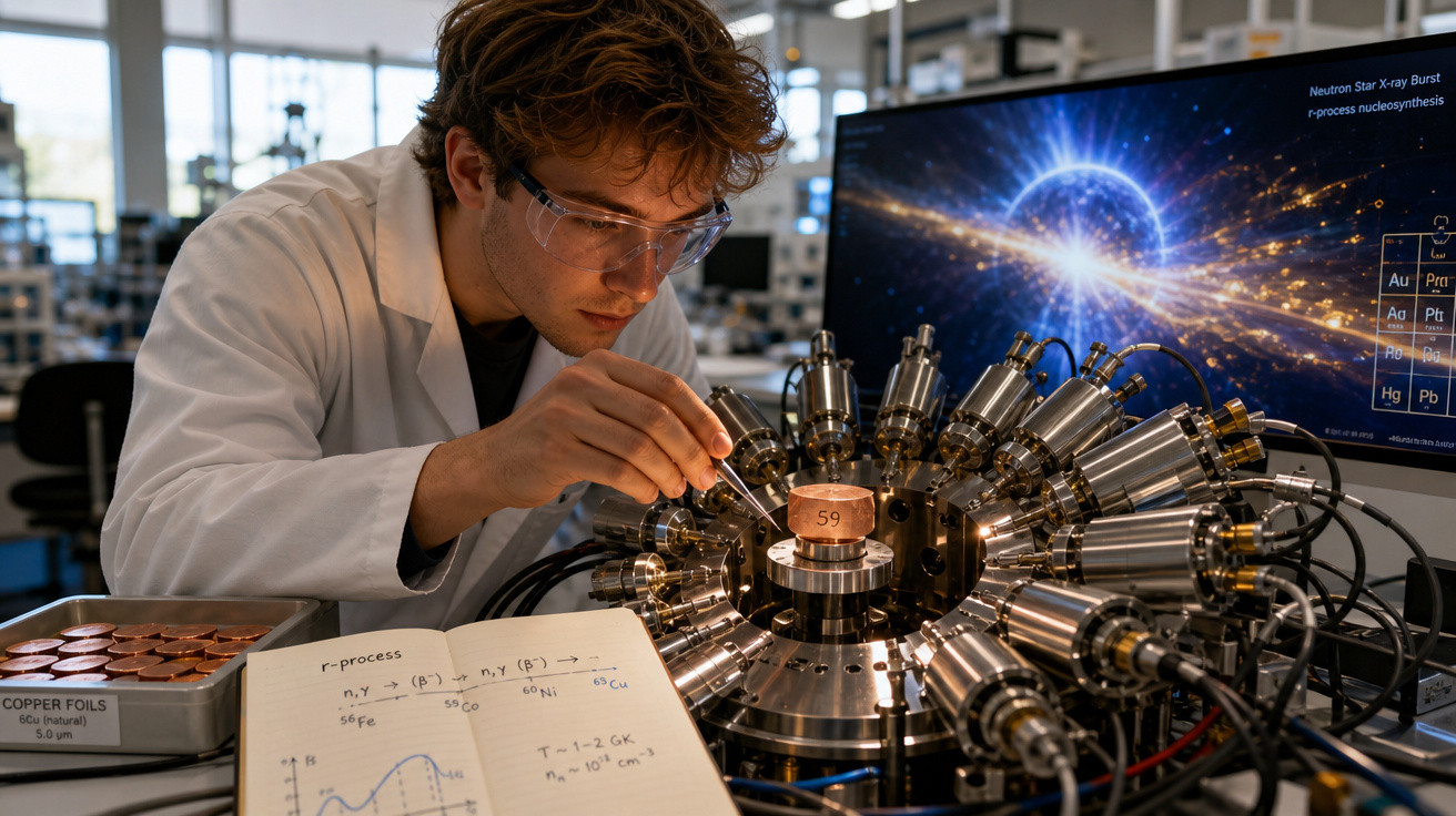 Cientista a trabalhar com equipamento de laboratório avançado numa investigação científica.