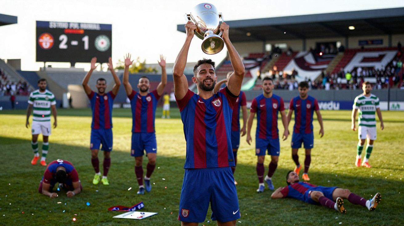 Torreense conquista a Taça de Portugal ao vencer o Sporting por 2-1 após prolongamento